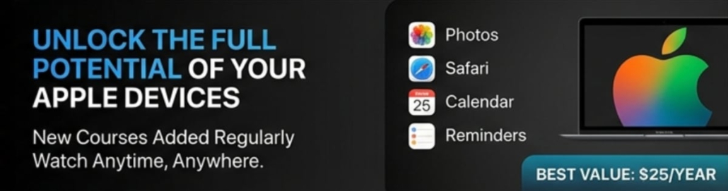 Mac, iPhone & iPad Tutorials.