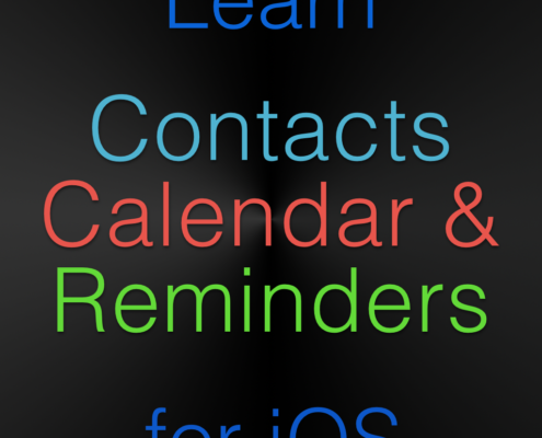 Contacts Calendars Reminders iOS Tutorial