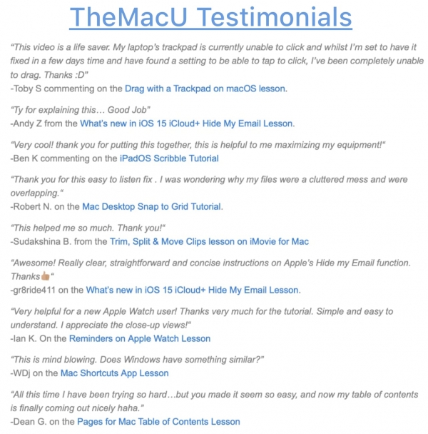 TMU Testimonials SPLSH2