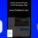 iPhone tip - quick access photos in messages!
