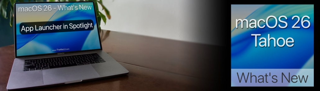 macOS 26 Tahoe tutorial