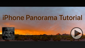 panorama photos - iPhone Camera tutorial